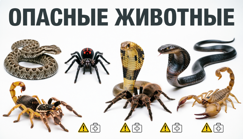 Ядовитые соседи: кого опасаться в России и в дальних странах