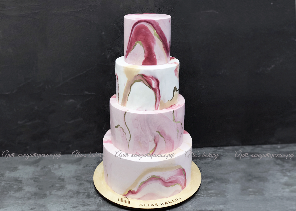 Pink marble