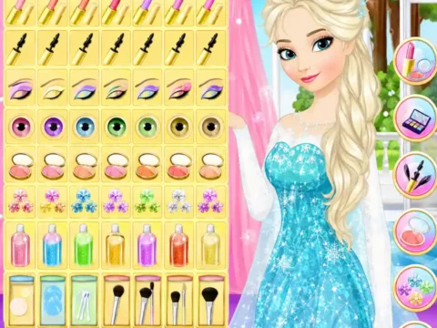 Игра Конфетный макияж Эльзы