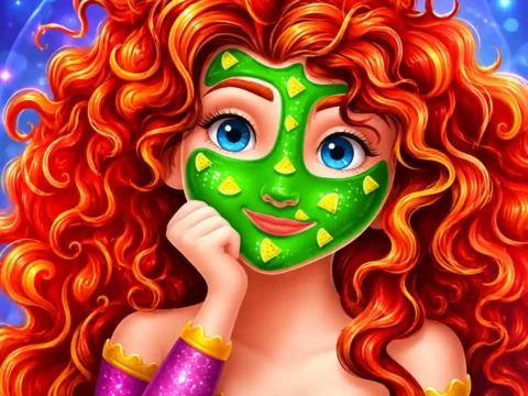 Игра Макияж принцессы Мериды