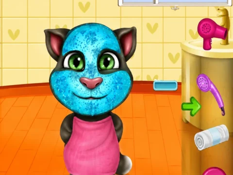 Игра Спа-процедуры для кота Тома