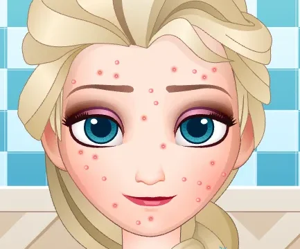 Игра Косметолог для Эльзы