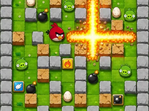 Игра Злые птички: Бомберы