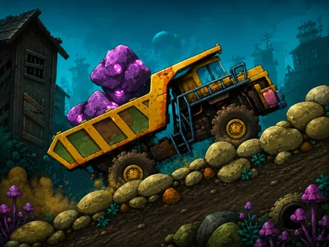 Игра Грузовик Зомботрона: Доставка Руды