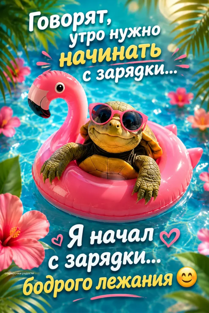 Открытка «Доброе утро с юмором»