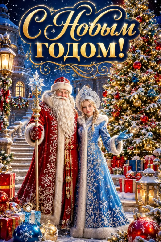 Открытка «Волшебного Нового года»