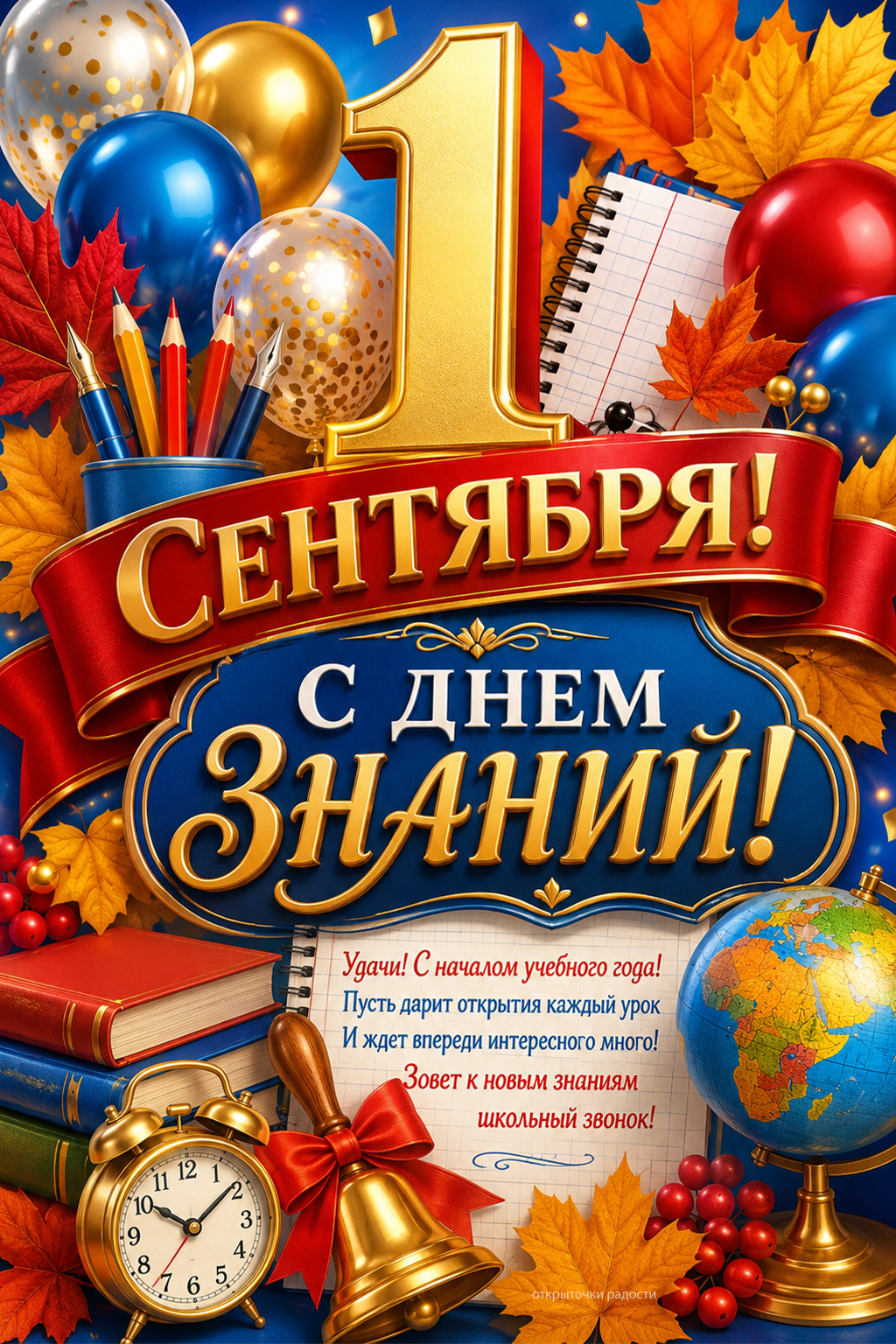 Открытка «Успешного учебного года»