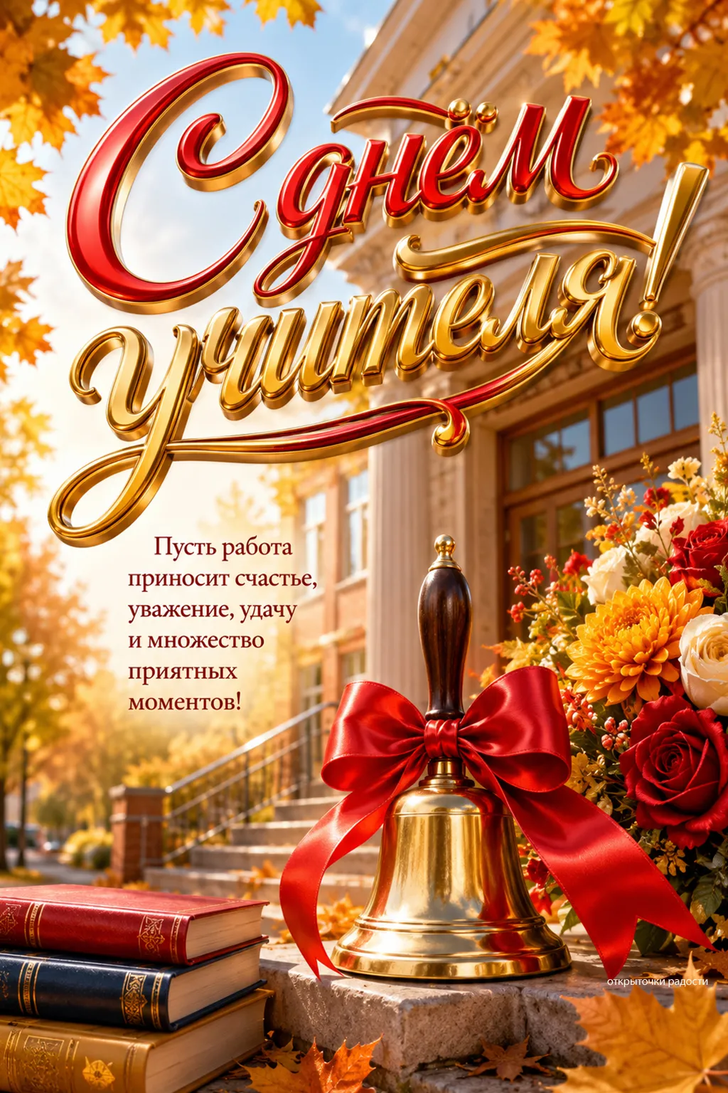 Открытка «С Днём учителя»