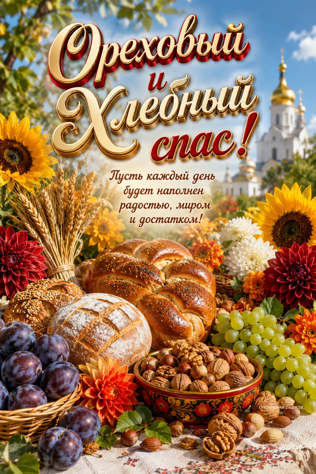 Открытка «Светлого Хлебного Спаса»