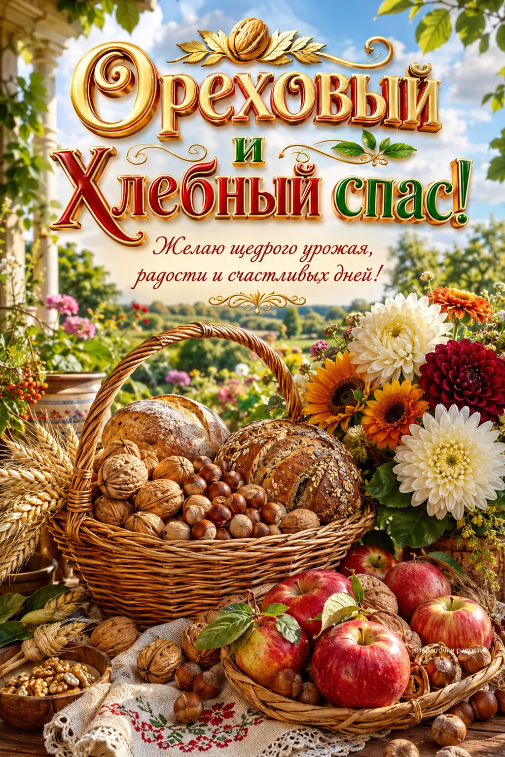 Открытка «Светлого Орехового Спаса»