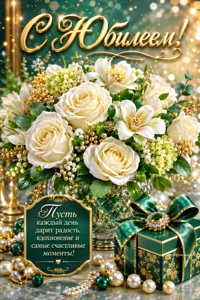 Открытка «Яркого юбилея»