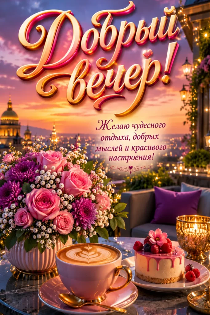 Открытка «Приятного отдыха»