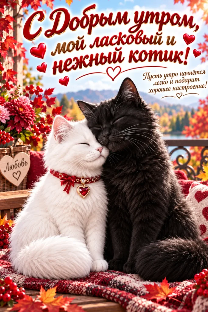 Открытка «Доброе утро, любимый»