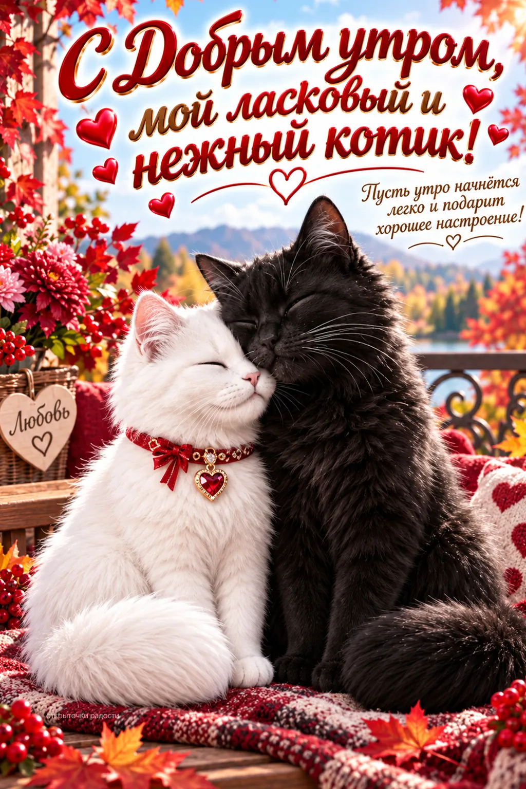 Открытка «Доброе утро, любимый»