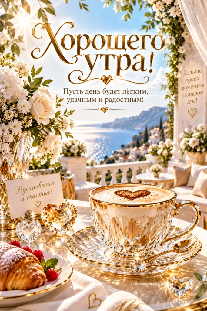 Открытка «Хорошего утра»