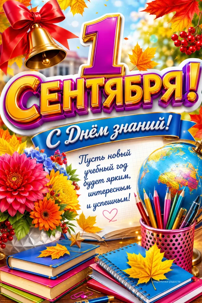 Открытка «Праздник знаний»