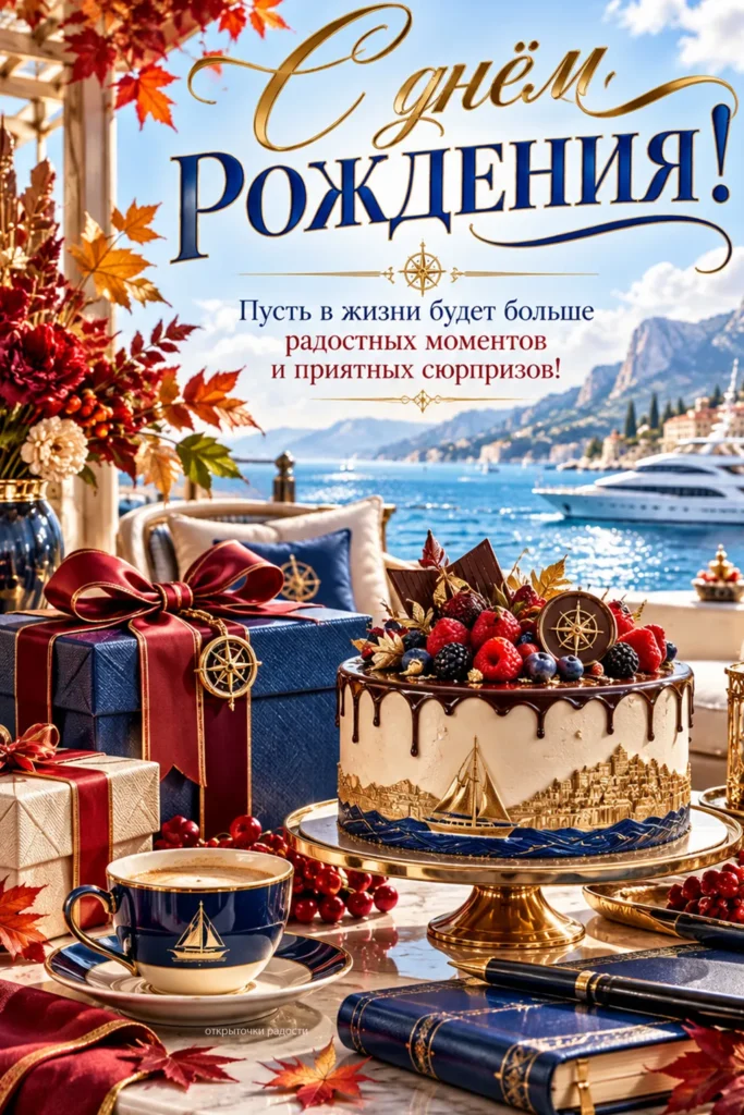 Открытка «Мужская открытка с днём рождения»