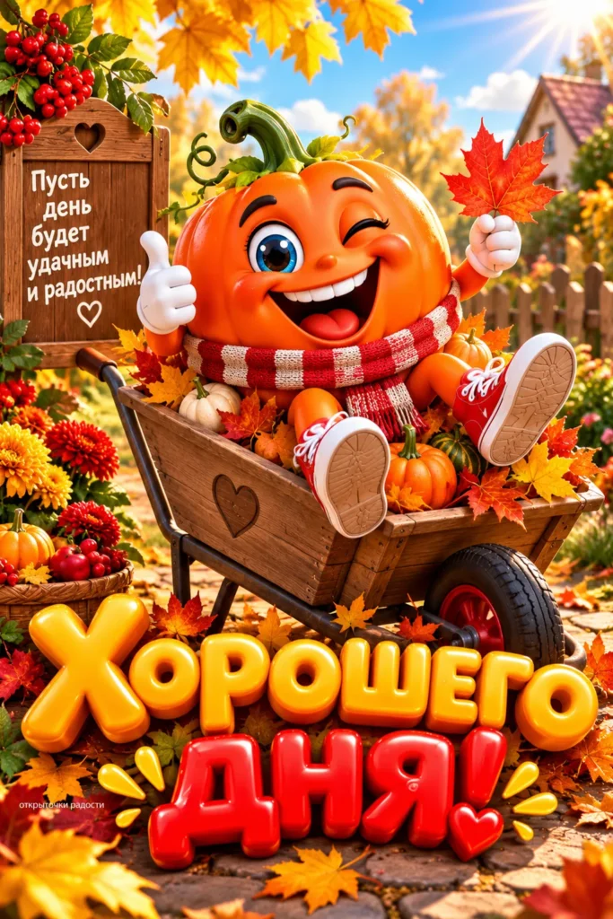 Открытка «Осенний привет»