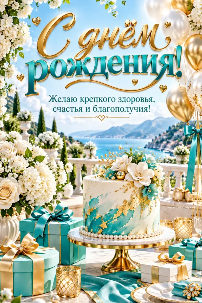 Открытка «Душевное поздравление»