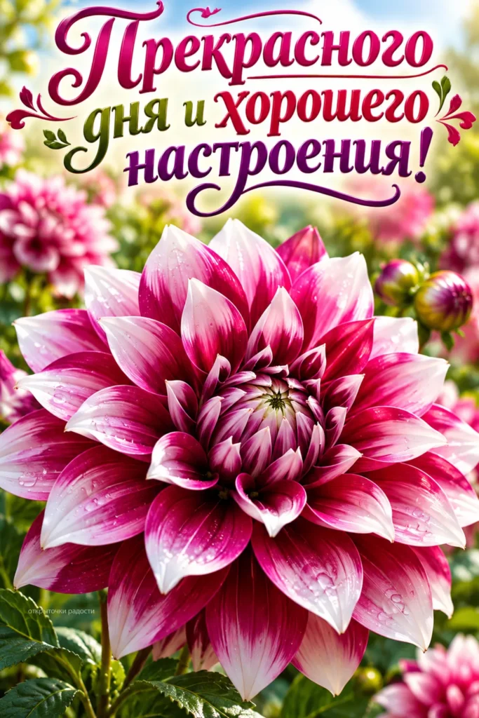 Открытка «Цветочного настроения»
