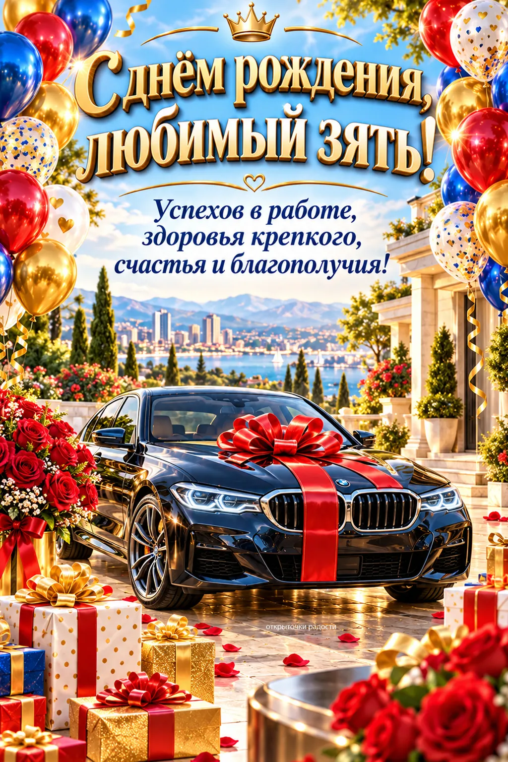 Открытка «Любимому зятю»