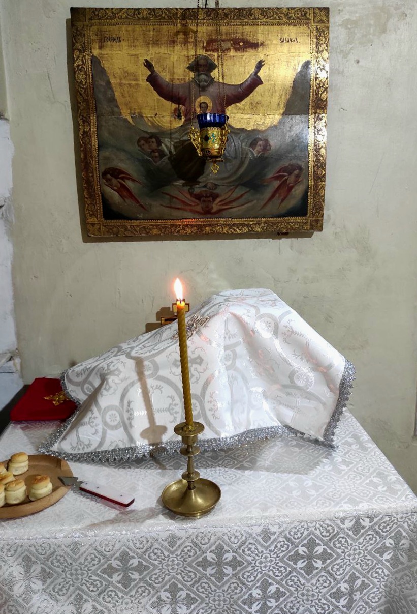 Божественная литургия в Введенском храме д. Озёра