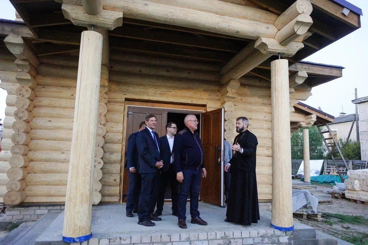 Архимандрит Владимир (Дяченко) встретился с губернатором Кировской области А.В. Соколовым