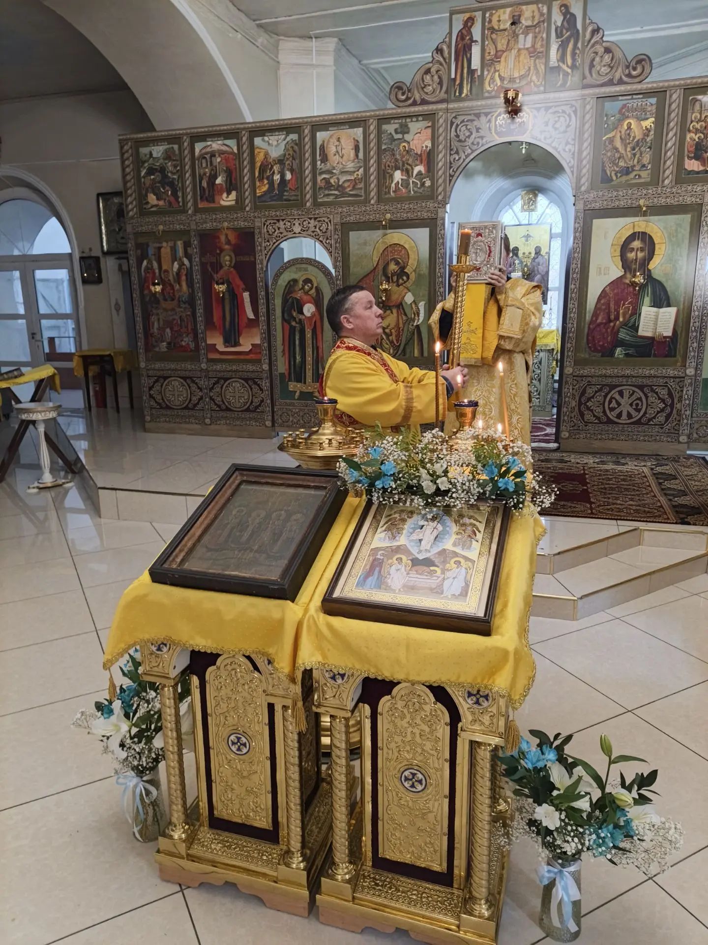 В Введенском храме совершено Всенощное бдение накануне Недели 20-й по Пятидесятнице