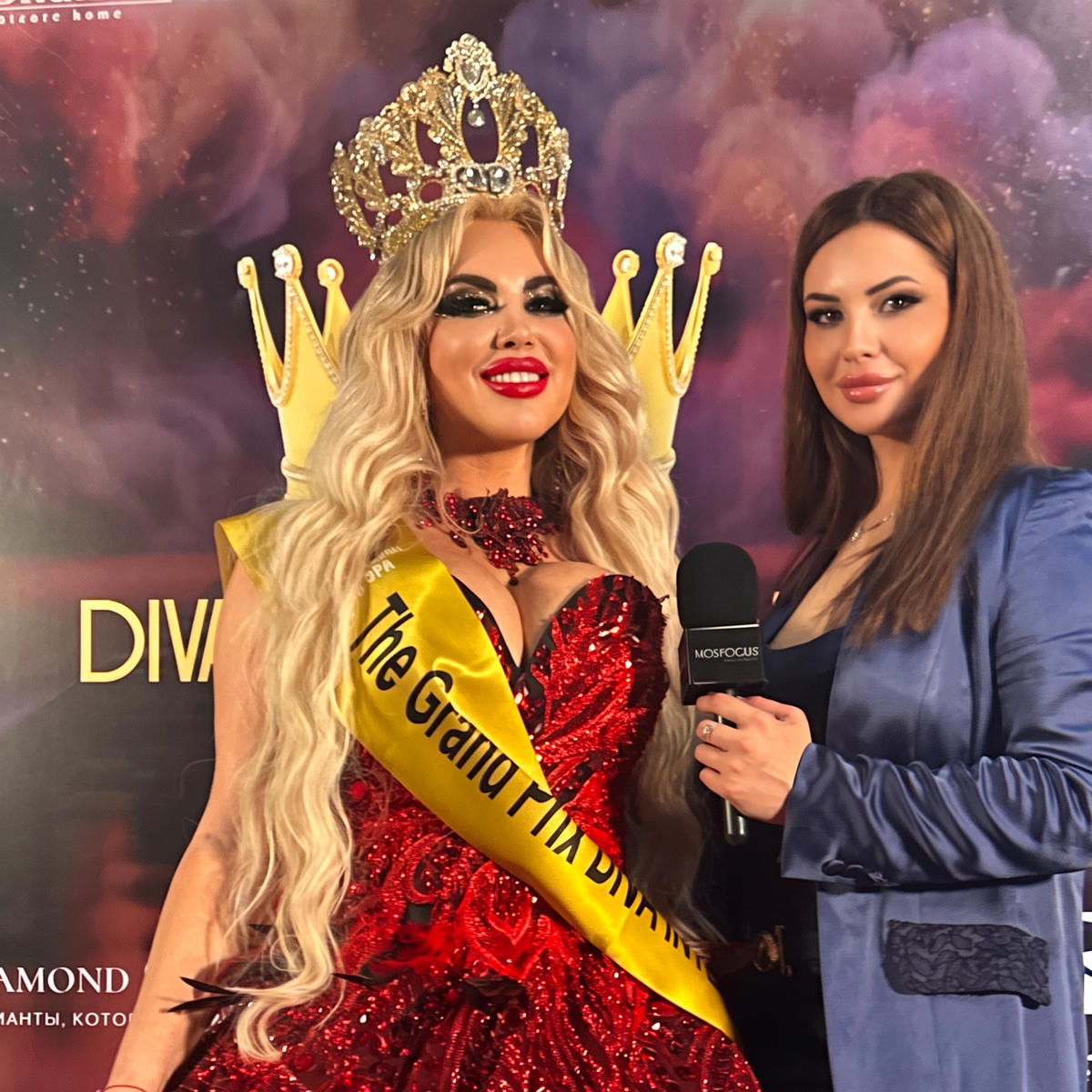 Татьяна Ильичёва Diva International на сцене конкурса