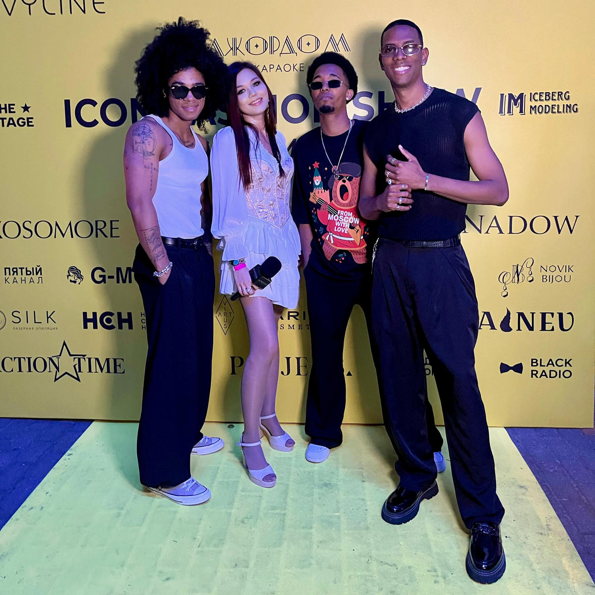 Кенет, Крис и Марио из The Stage Pro на Icon Fashion Show