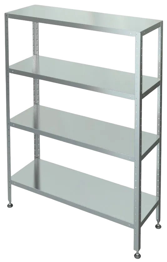 Стеллаж С-4-0,4/1,0/1,8 (нержавейка)