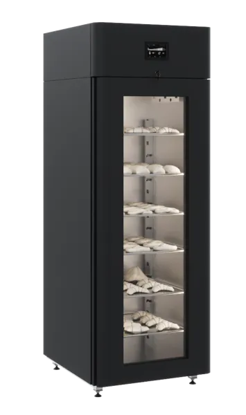 Шкаф холодильный CS107 Bakery Br (black, Тип 1) (R290) со стеклом