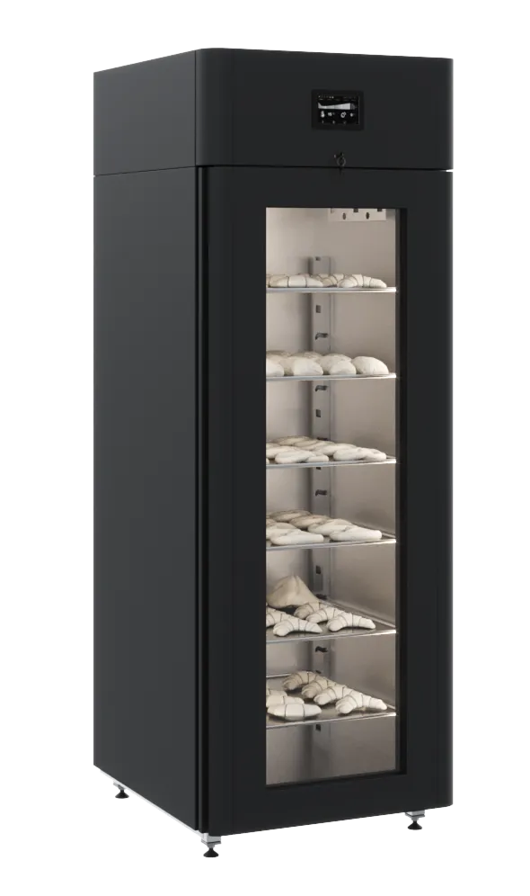 Шкаф холодильный CS107 Bakery Br (black, Тип 1) (R290) со стеклом