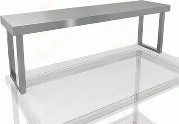 Полка нержавеющая настольная одинарная 400x300x400 ммНПСТ1-4/3