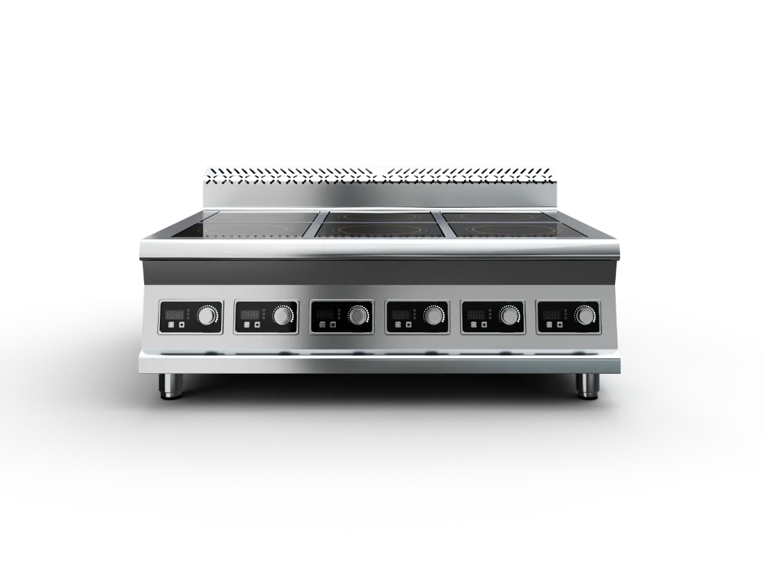 Плита индукционная 1010х750х470 6-ти конфорочная 700 серия P7G6