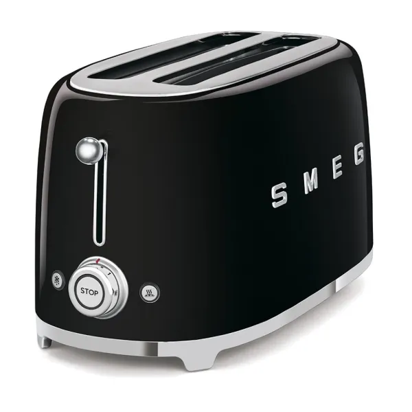 SMEG TSF02BLEU Тостер на 4 ломтика, черный