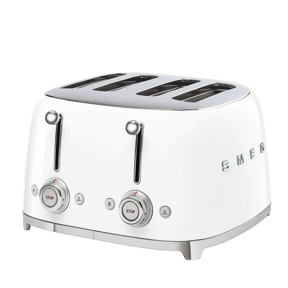 SMEG TSF03WHEU Тостер на 4 ломтика, белый глянцевый