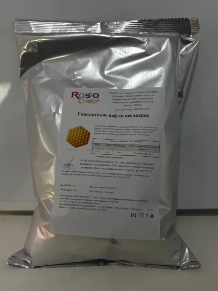 Смесь для Гонконгских вафель RossoCream (несладкая), 1 кг
