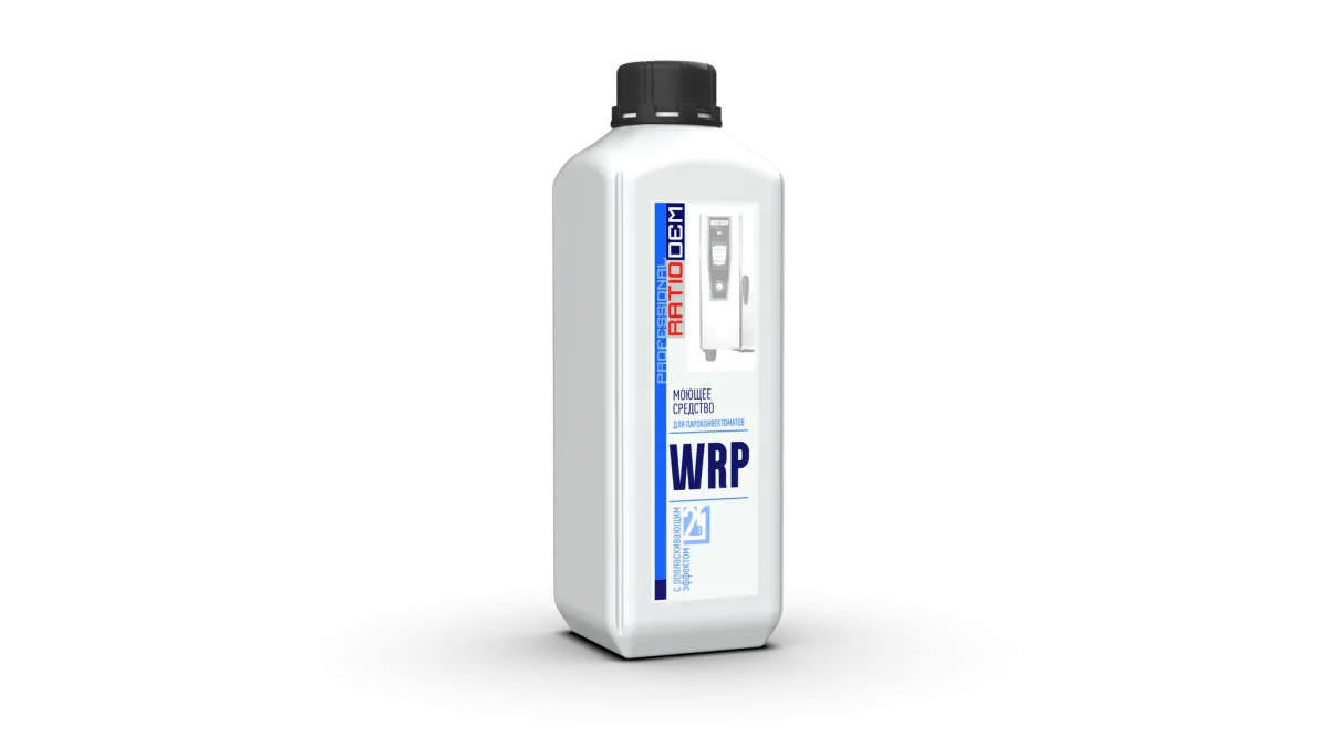 Ratiodem WRP / жидкое моющее средство с ополаскивающим эффектом для пароконвектоматов, флакон с мембраной 1л