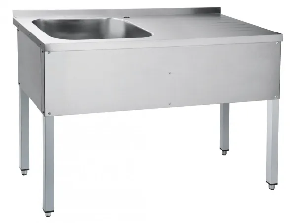 Стол для мойки овощей СМО-6-3 РЧ (1200х600х860мм) каркас краш.