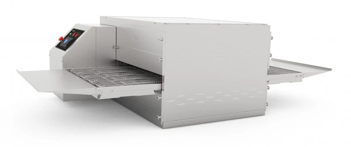 Печь электрическая для пиццы ПЭК-600, конвейерная, 1 камера 770x693,5x88 мм, +70…+315 С, размеры конвейера 1465х652 мм, 2131x1194x612 мм, 19,073 кВт, 400В, без крыши, без основания - для установки в
