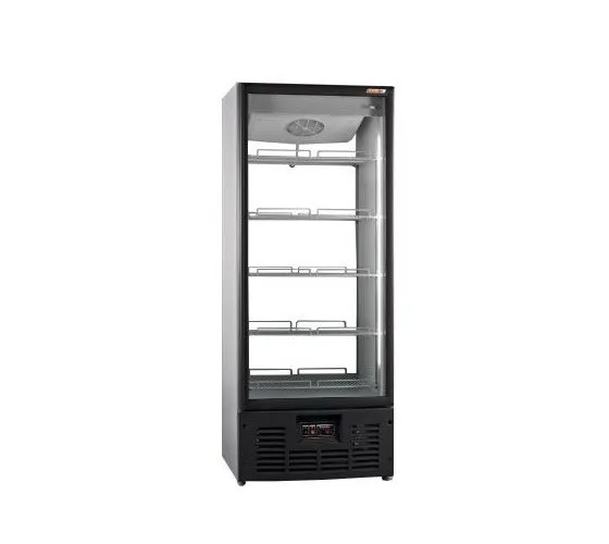 Шкаф с стеклянной дверью,прозрачная стенка (R 700 MSW)