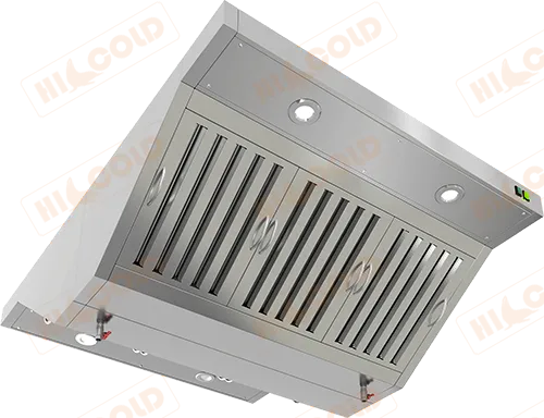 ЗВООК-09,520 зонт вытяжной остров. (950х2000х400) с ж/у фильтрами, с отв., без подсвет., HICOLD RUS