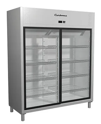Шкаф холодильный R1400K (купе) Carboma INOX