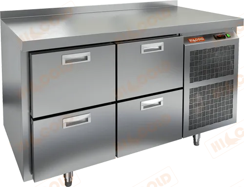 SN 22/TN стол охл.(-2+10), 4 ящика, 1390х600х850мм, HICOLD RUS