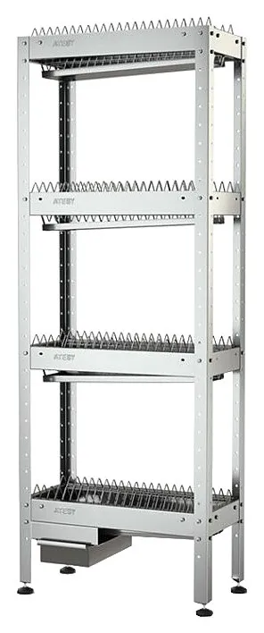 Стеллаж кухонный для тарелок СКТ-С-600-02-Н (СКТ-1/600)