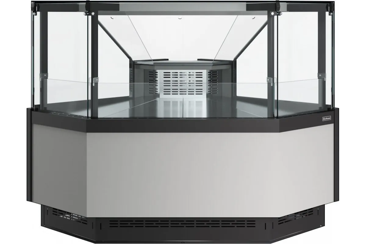 Витрина холодильная GC110 VM-5-1 (с боковинами, динамика, внешний угол) (версия 2.0) 9006-0430