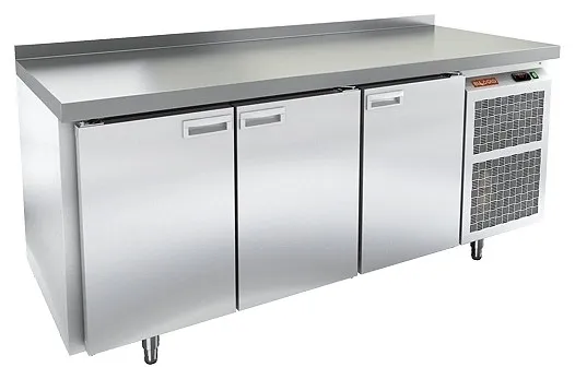 SN 111/BT W стол охл.(-10-18), 3 двери, 1835х600х850мм, пластифик., HICOLD RUS