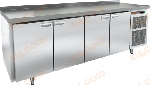SN 1111/BT W стол охл.(-10-18), 4 двери, 2280х600х850мм, пластификат, HICOLD RUS
