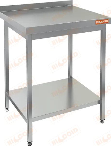 НСВ-8/7БП стол-вставка с бортом и полкой (800х700х850), HICOLD RUS